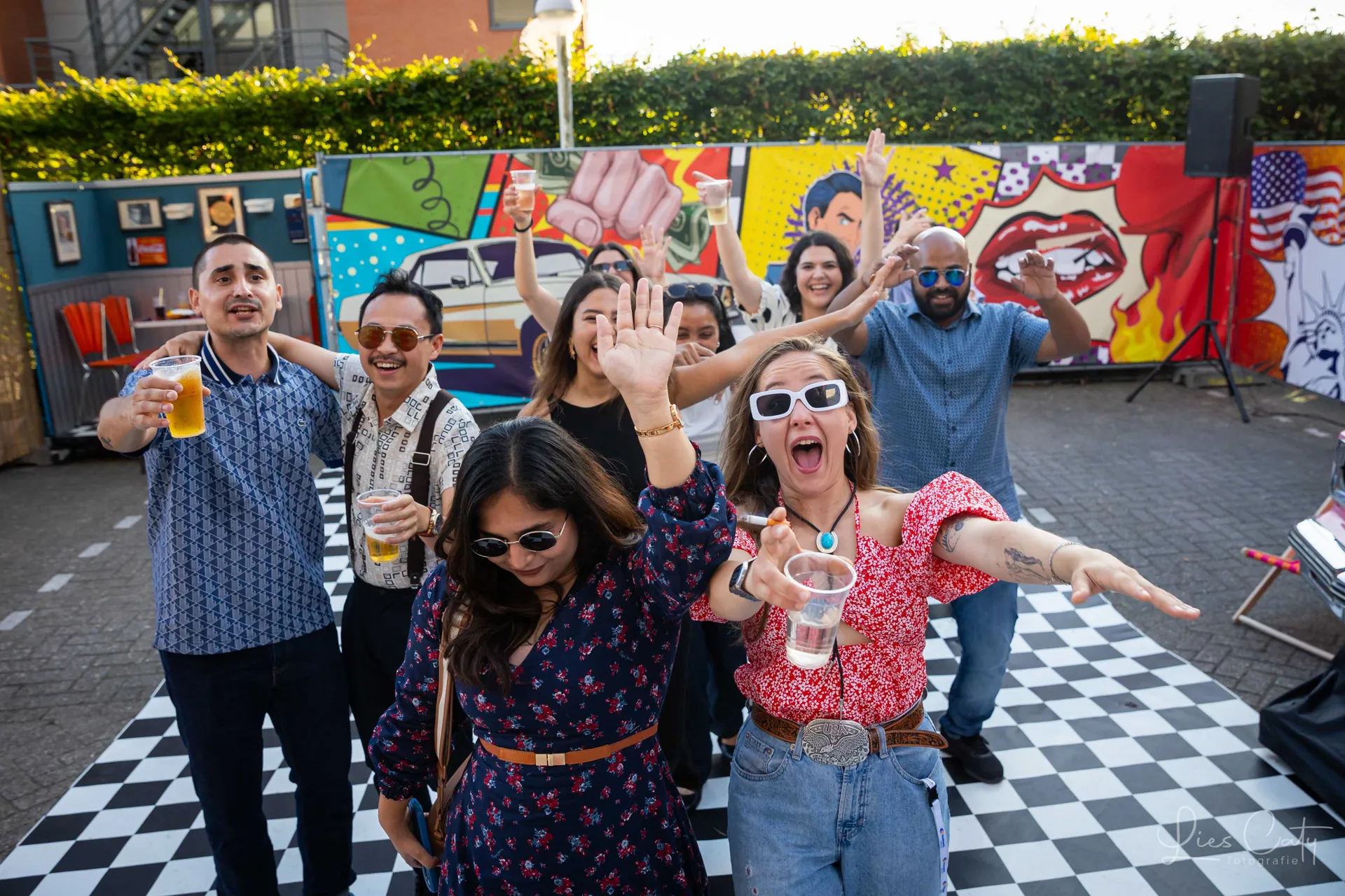 Feest bij Leaseweb foto