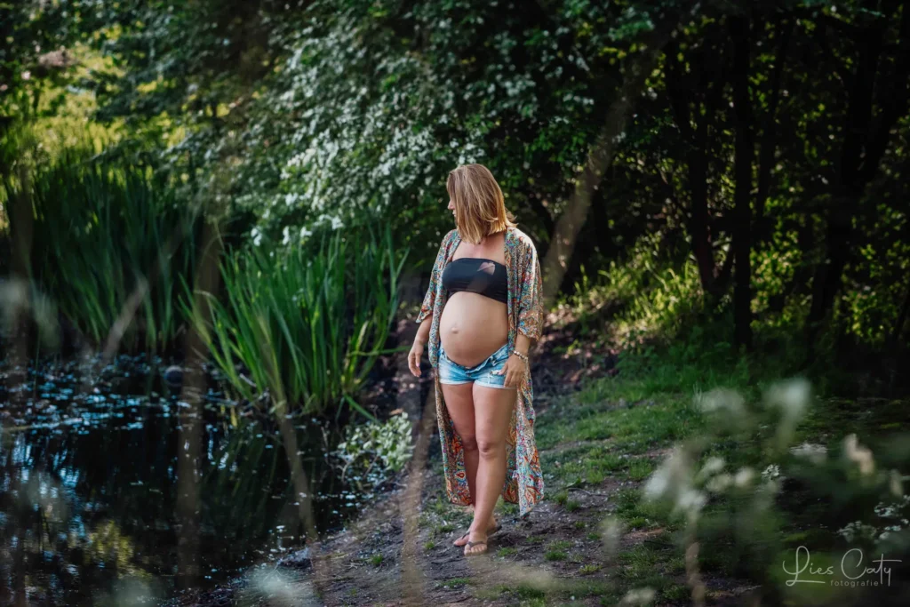 Keshia zwangerschapsshoot - LiesCatyfotografie
